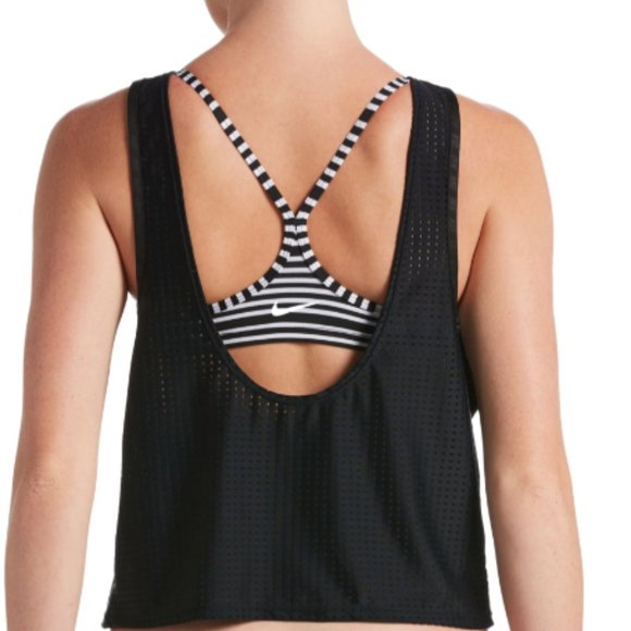 Nike Sport Convertible Layered Tankini Top - Picture 2 of 5